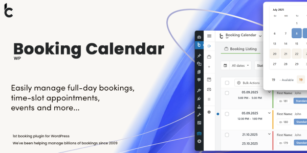 WP Booking Calendar — Business Large Edition for WordPress